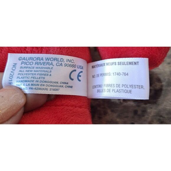 Dr. Seuss Thing 1 And Thing 2 Double Plushie 8" - Picture 4 of 5